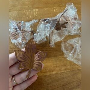 Maple Leaf Shaped Napkin Rings